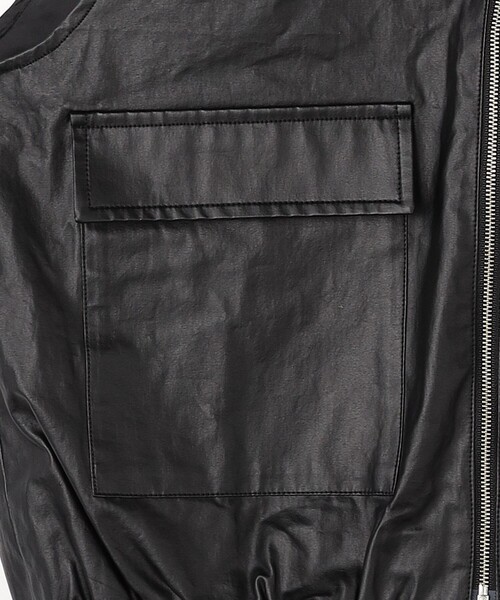 CITEN（シテン）の「＜CITEN＞レザーライク ベスト（ベスト・レディース・ブラック・FREE）」の19枚目の写真