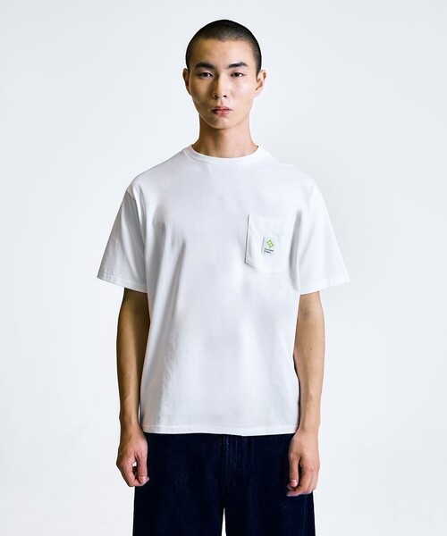 City Ambient Products(シティアンビエントプロダクツ)の「City Ambient Products: スクエアロゴ ポケット Tシャツ(Tシャツ/カットソー・メンズ・ホワイト/グレー/ブラック/ライム/レッド/ブルー・SMALL/X-LARGE/LARGE/MEDIUM)」の11枚目の写真