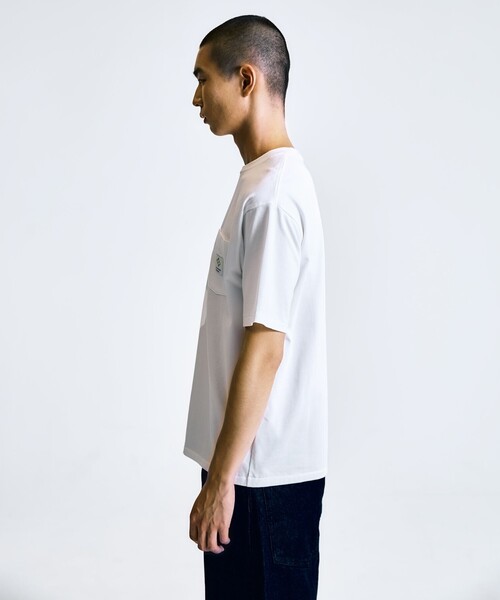 City Ambient Products(シティアンビエントプロダクツ)の「City Ambient Products: スクエアロゴ ポケット Tシャツ(Tシャツ/カットソー・メンズ・ホワイト/グレー/ブラック/ライム/レッド/ブルー・SMALL/X-LARGE/LARGE/MEDIUM)」の12枚目の写真