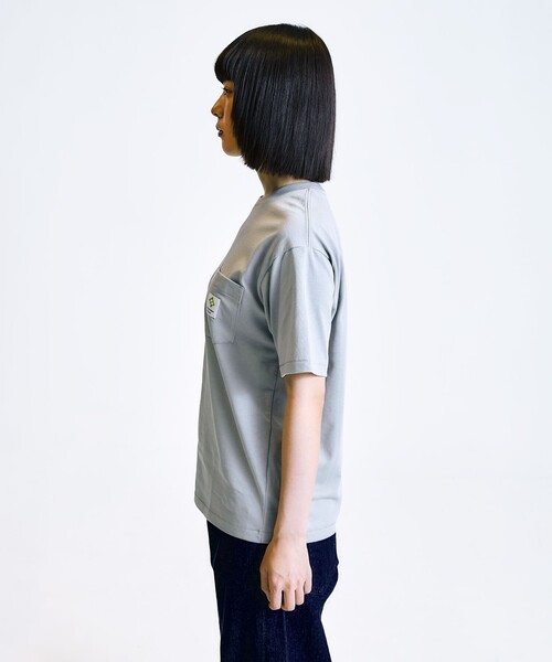 City Ambient Products(シティアンビエントプロダクツ)の「City Ambient Products: スクエアロゴ ポケット Tシャツ(Tシャツ/カットソー・メンズ・ホワイト/グレー/ブラック/ライム/レッド/ブルー・SMALL/X-LARGE/LARGE/MEDIUM)」の15枚目の写真