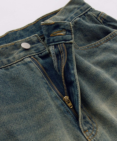 nui nullu（ヌイヌル）の「【nui nullu】ハイウエストヴィンテージワイドデニム（デニムパンツ・レディース・ブラック系/ブルー系/サックスブルー系/ブルー系2・L/M/S）」の5枚目の写真