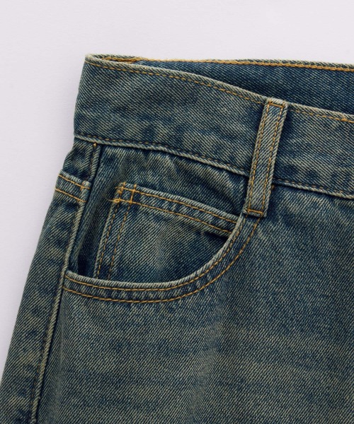 nui nullu（ヌイヌル）の「【nui nullu】ハイウエストヴィンテージワイドデニム（デニムパンツ・レディース・ブラック系/ブルー系/サックスブルー系/ブルー系2・L/M/S）」の6枚目の写真