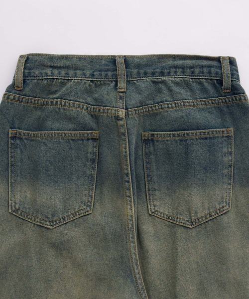 nui nullu（ヌイヌル）の「【nui nullu】ハイウエストヴィンテージワイドデニム（デニムパンツ・レディース・ブラック系/ブルー系/サックスブルー系/ブルー系2・L/M/S）」の7枚目の写真