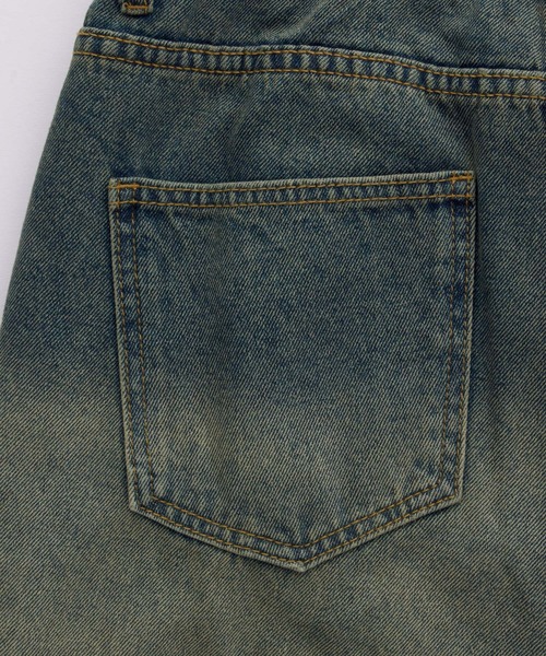 nui nullu（ヌイヌル）の「【nui nullu】ハイウエストヴィンテージワイドデニム（デニムパンツ・レディース・ブラック系/ブルー系/サックスブルー系/ブルー系2・L/M/S）」の8枚目の写真