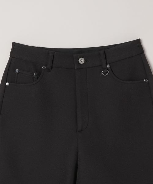 JEANASIS（ジーナシス）の「ボンディングショートパンツ/145781（その他パンツ・レディース・ブラック/グレー・MEDIUM/SMALL）」の4枚目の写真