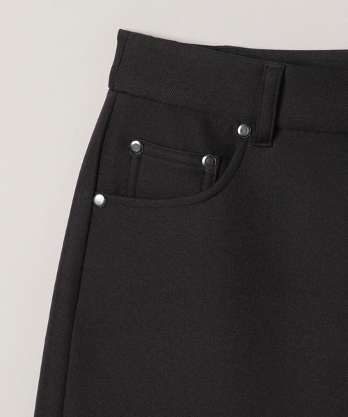 JEANASIS（ジーナシス）の「ボンディングショートパンツ/145781（その他パンツ・レディース・ブラック/グレー・MEDIUM/SMALL）」の5枚目の写真