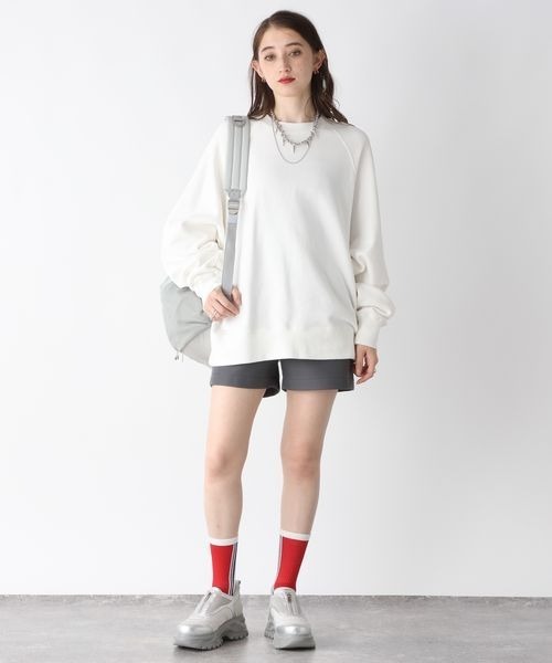 JEANASIS（ジーナシス）の「ボンディングショートパンツ/145781（その他パンツ・レディース・ブラック/グレー・MEDIUM/SMALL）」の15枚目の写真