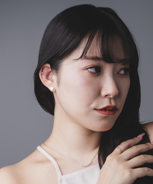 Os accessory(オズアクセサリー)の「【金属アレルギー対応】Os -オズ- ジルコニア ハート ピアスセット サージカルステンレス(ピアス(両耳用)・レディース・シルバー/ゴールド・FREE)」の18枚目の写真