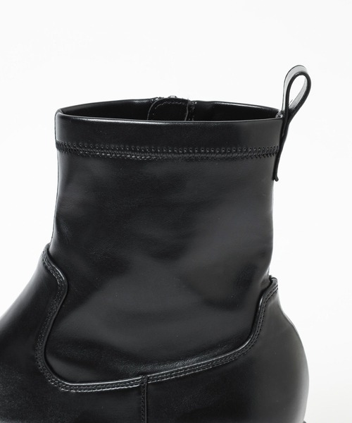 LEPSIM(レプシィム)の「ゼロかる厚底ブーツ 132390(ブーツ・レディース・ブラック/アイボリー/キャメル・LARGE/MEDIUM)」の12枚目の写真