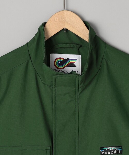 coen（コーエン）の「Chinook sport （チヌークスポーツ）× Parknik スタンドカラーベスト（ベスト・メンズ・ダークグリーン/ベージュ/ネイビー・M/L/XL）」の20枚目の写真