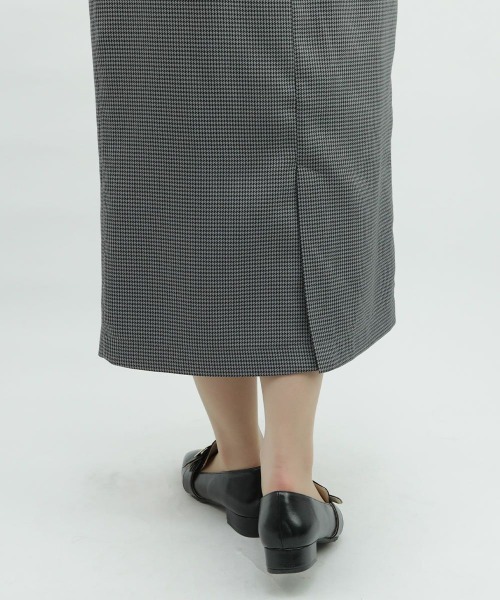 an another angelus（アンアナザーアンジェラス）の「【セットアップ対応/2サイズ展開】ミニチェックハイウエストタイトスカート/ananotherangelus（スカート・レディース・ブラウン/ブラック×グレー・2/1）」の21枚目の写真