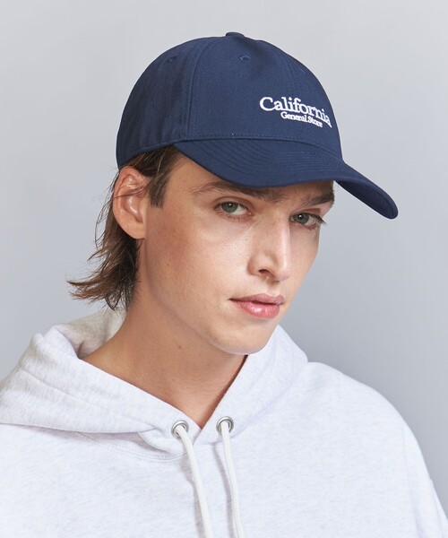 California General Store(California General Store)の「<CGS.> リサイクル ポリエステル 6パネル ロゴ キャップ(キャップ・メンズ・オフホワイト/ネイビー・FREE)」の4枚目の写真
