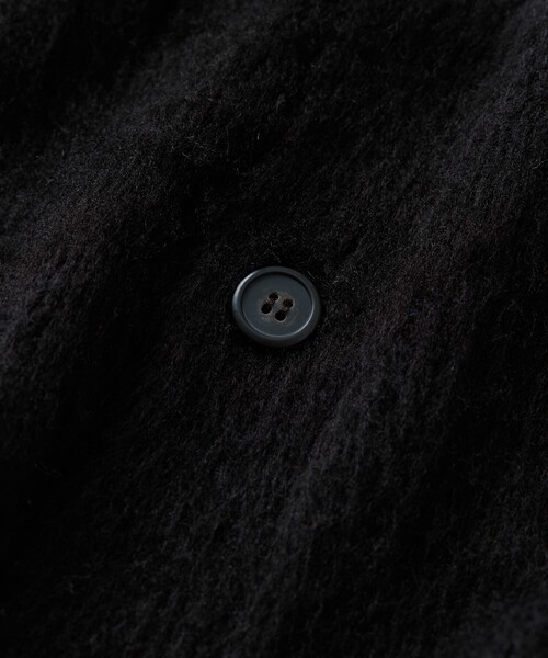 FREAK'S STORE（フリークスストア）の「限定展開 リラックスフィット モヘアタッチ シャギーニット ルーズカーディガン（カーディガン/ボレロ・メンズ・チャコールグレー/ブラック/ネイビー/ブラウン/レッド/オリーブ/サックスブルー・SMALL/MEDIUM/LARGE）」の12枚目の写真