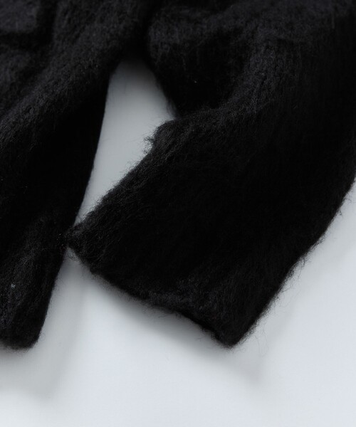 FREAK'S STORE（フリークスストア）の「限定展開 リラックスフィット モヘアタッチ シャギーニット ルーズカーディガン（カーディガン/ボレロ・メンズ・チャコールグレー/ブラック/ネイビー/ブラウン/レッド/オリーブ/サックスブルー・SMALL/MEDIUM/LARGE）」の14枚目の写真