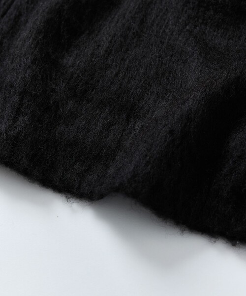 FREAK'S STORE（フリークスストア）の「限定展開 リラックスフィット モヘアタッチ シャギーニット ルーズカーディガン（カーディガン/ボレロ・メンズ・チャコールグレー/ブラック/ネイビー/ブラウン/レッド/オリーブ/サックスブルー・SMALL/MEDIUM/LARGE）」の15枚目の写真