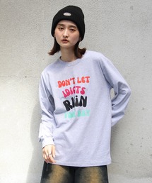 UNIT CHEST（ユニットチェスト）の「【UNIT CHEST】unique unisex long sleeve T-shirt/ユニークユニセックス ロンT OIF designer eggs コラボ ストリートデザイン by kaamani Senanayake（Tシャツ/カットソー）」