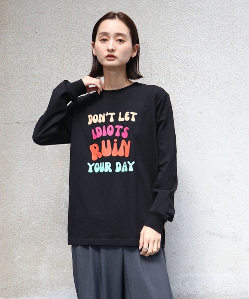 UNIT CHEST】unique unisex long sleeve T-shirt/ユニークユニ