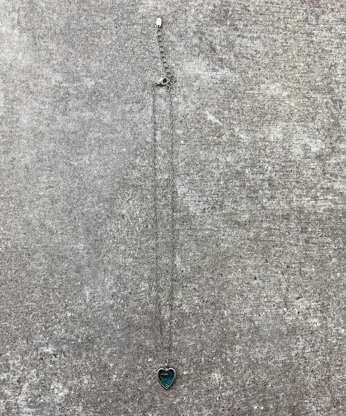 fredy emue（フレディエミュ）の「クリアハートトップネックレス（ネックレス・レディース・ブルー/ゴールド/グリーン/ピンク・FREE）」の22枚目の写真