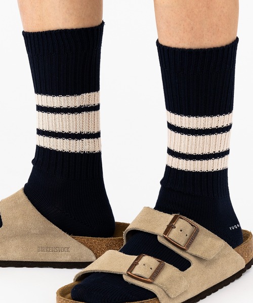 YUQRI(ユクリ)の「【YUQRI】Walky(ソックス/靴下・メンズ・ブラック系その他4/ホワイト/レッド系その他4/ネイビー系4/ブラック/グレー系その他4/グリーン系その他4/オリーブ/バーガンディー/ブラウン/ネイビー/ベージュ/カーキ/ワイン/ライトブルー・M/L/S)」の11枚目の写真