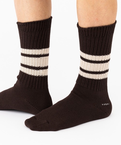 YUQRI(ユクリ)の「【YUQRI】Walky(ソックス/靴下・メンズ・ブラック系その他4/ホワイト/レッド系その他4/ネイビー系4/ブラック/グレー系その他4/グリーン系その他4/オリーブ/バーガンディー/ブラウン/ネイビー/ベージュ/カーキ/ワイン/ライトブルー・M/L/S)」の5枚目の写真