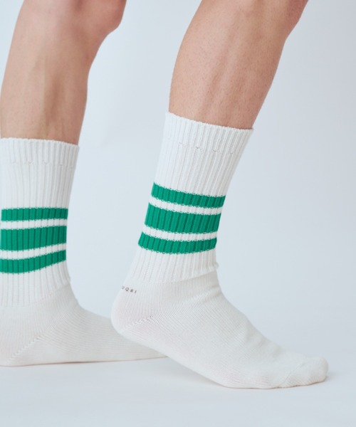 YUQRI(ユクリ)の「【YUQRI】Walky(ソックス/靴下・メンズ・ブラック系その他4/ホワイト/レッド系その他4/ネイビー系4/ブラック/グレー系その他4/グリーン系その他4/オリーブ/バーガンディー/ブラウン/ネイビー/ベージュ/カーキ/ワイン/ライトブルー・M/L/S)」の9枚目の写真