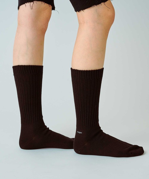 YUQRI(ユクリ)の「【YUQRI】Walky(ソックス/靴下・メンズ・ブラック系その他4/ホワイト/レッド系その他4/ネイビー系4/ブラック/グレー系その他4/グリーン系その他4/オリーブ/バーガンディー/ブラウン/ネイビー/ベージュ/カーキ/ワイン/ライトブルー・M/L/S)」の2枚目の写真