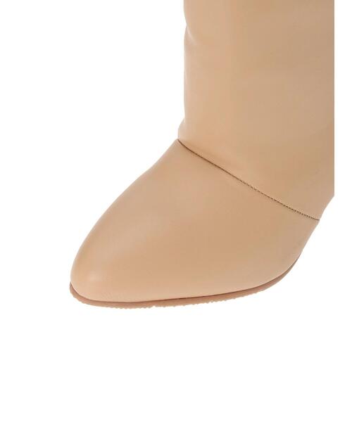 Lugnoncure（ルノンキュール）の「ロングブーツ（ブーツ・レディース・ベージュ/ブラック・M/L）」の9枚目の写真