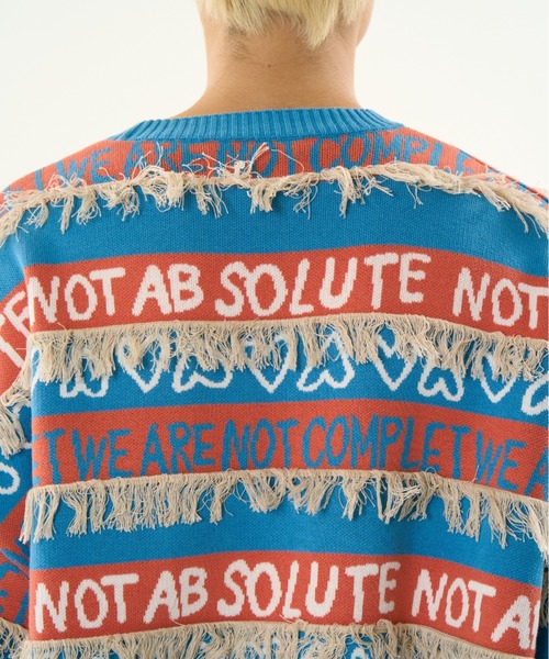 DISCOVERED（ディスカバード）の「DISCOVERED CRAZY BORDER KNIT（ニット/セーター・メンズ・その他/ブラック・1/3）」の18枚目の写真