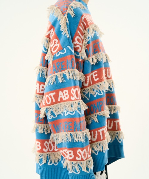 DISCOVERED（ディスカバード）の「DISCOVERED CRAZY BORDER KNIT（ニット/セーター・メンズ・その他/ブラック・1/3）」の13枚目の写真