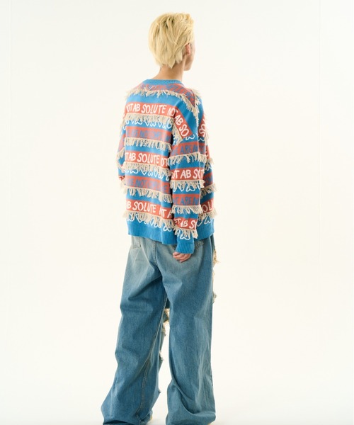 DISCOVERED（ディスカバード）の「DISCOVERED CRAZY BORDER KNIT（ニット/セーター・メンズ・その他/ブラック・1/3）」の16枚目の写真