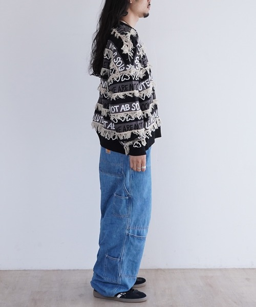 DISCOVERED（ディスカバード）の「DISCOVERED CRAZY BORDER KNIT（ニット/セーター・メンズ・その他/ブラック・1/3）」の21枚目の写真