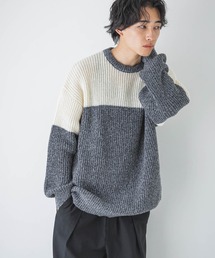 LOWRYS FARM | パネルキリカエニット 202287(Tシャツ/カットソー)