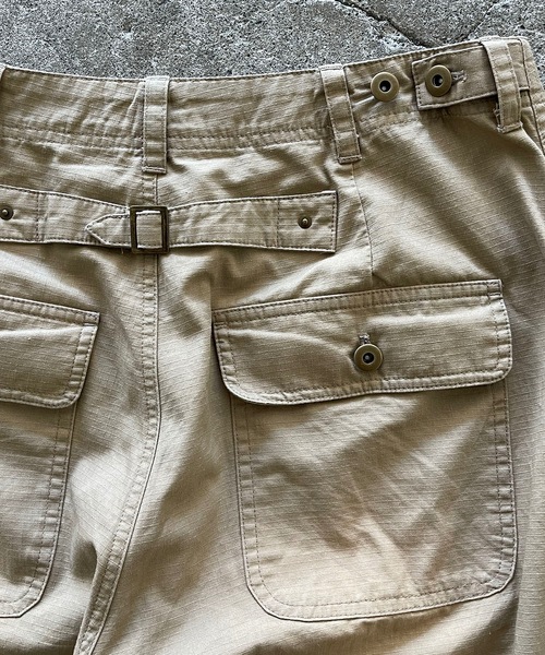 MandO（Auntie Rosa）（エムオー）の「【MandO】リップストップバギーベイカーパンツ/セットアップ可（その他パンツ・メンズ・ブラウン/ブラック・MEDIUM/LARGE/SMALL）」の13枚目の写真