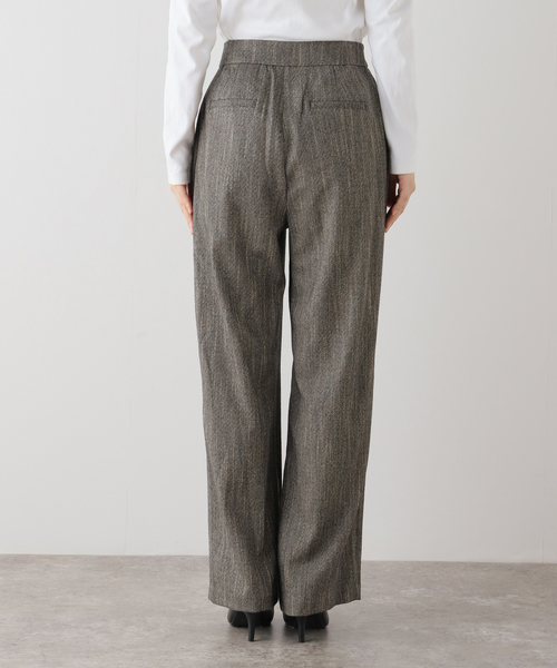 AMOMENTO（アモーメント）の「【AMOMENTO / アモーメント】WOOL TWO TUCK WRAP PANTS　AM24FWW01PT（その他パンツ・レディース・ライトグレー・SMALL）」の5枚目の写真