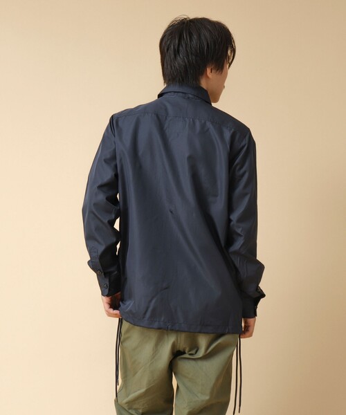 TAION（タイオン）の「【TAION/タイオン】ノンダウン ミリタリー ロングスリーブシャツ（シャツ/ブラウス・メンズ・オリーブ/カーキ/ブラック/ネイビー・M/L/XL）」の10枚目の写真