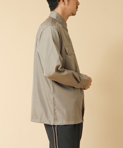 TAION（タイオン）の「【TAION/タイオン】ノンダウン ミリタリー ロングスリーブシャツ（シャツ/ブラウス・メンズ・オリーブ/カーキ/ブラック/ネイビー・M/L/XL）」の18枚目の写真