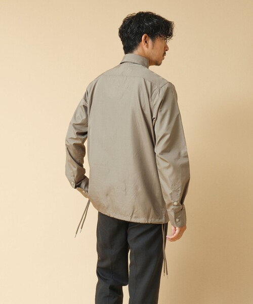 TAION（タイオン）の「【TAION/タイオン】ノンダウン ミリタリー ロングスリーブシャツ（シャツ/ブラウス・メンズ・オリーブ/カーキ/ブラック/ネイビー・M/L/XL）」の20枚目の写真