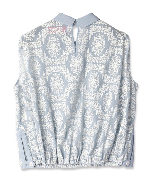 mintdesigns（ミントデザインズ）の「FROST FLOWER TOP / フロストフラワートップ（その他トップス・レディース・ホワイト/サックスブルー・2）」の8枚目の写真