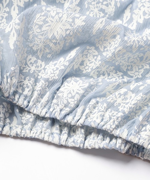 mintdesigns（ミントデザインズ）の「FROST FLOWER TOP / フロストフラワートップ（その他トップス・レディース・ホワイト/サックスブルー・2）」の13枚目の写真