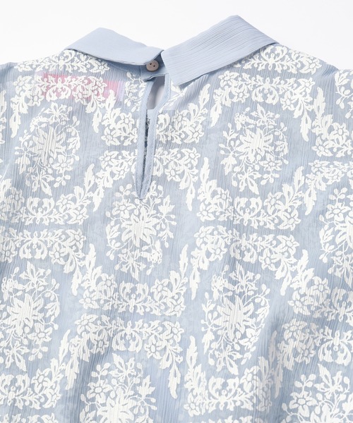 mintdesigns（ミントデザインズ）の「FROST FLOWER TOP / フロストフラワートップ（その他トップス・レディース・ホワイト/サックスブルー・2）」の15枚目の写真
