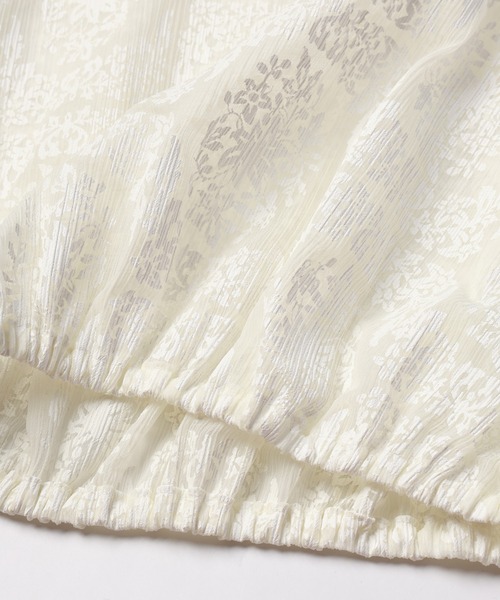 mintdesigns（ミントデザインズ）の「FROST FLOWER TOP / フロストフラワートップ（その他トップス・レディース・ホワイト/サックスブルー・2）」の18枚目の写真