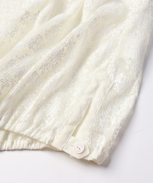 mintdesigns（ミントデザインズ）の「FROST FLOWER TOP / フロストフラワートップ（その他トップス・レディース・ホワイト/サックスブルー・2）」の19枚目の写真