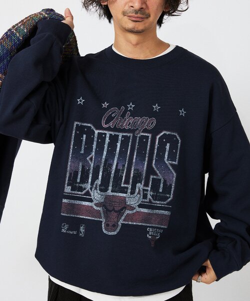 OFF THE COURT by NBA（オフザコートバイエヌビーエー）の「Off The Court by NBA / オフ・ザ・コート バイ NBA 別注 スウェット（スウェット・メンズ・オートミール/ネイビー/アイボリー/ブラック/ブラック系その他/オレンジ/グレー・LARGE/MEDIUM/SMALL）」の6枚目の写真