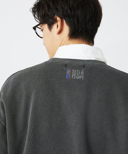 OFF THE COURT by NBA（オフザコートバイエヌビーエー）の「Off The Court by NBA / オフ・ザ・コート バイ NBA 別注 スウェット（スウェット・メンズ・オートミール/ネイビー/アイボリー/ブラック/ブラック系その他/オレンジ/グレー・LARGE/MEDIUM/SMALL）」の16枚目の写真