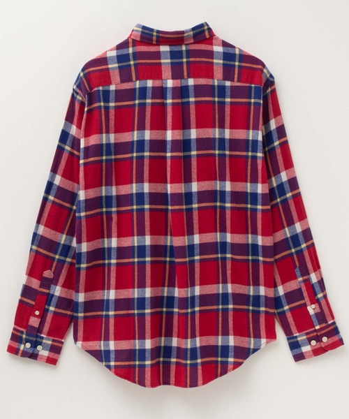 EDWIN(エドウィン)の「EDWIN アメカジチェックシャツ(シャツ/ブラウス・メンズ・ホワイト/レッド/グリーン/ネイビー・M/L/XL)」の12枚目の写真