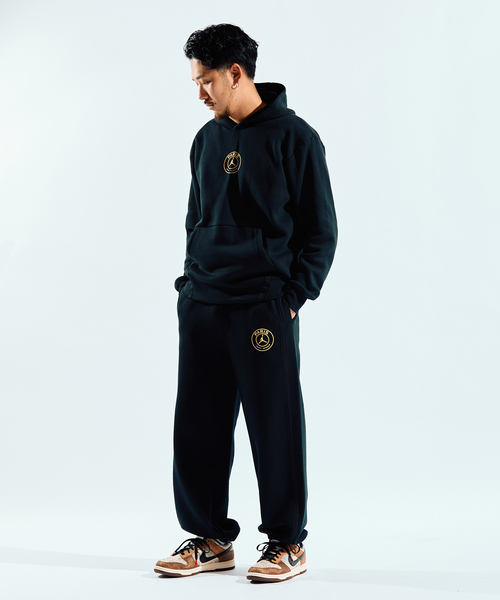 AIR JORDAN（エアジョーダン）の「【JORDAN × Paris Saint-Germain】 HBR FLC PANT（スウェットパンツ・メンズ・ブラック・SMALL/MEDIUM/LARGE/X-LARGE/XX-LARGE）」の4枚目の写真