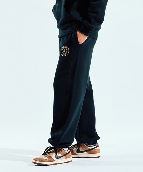 AIR JORDAN（エアジョーダン）の「【JORDAN × Paris Saint-Germain】 HBR FLC PANT（スウェットパンツ・メンズ・ブラック・SMALL/MEDIUM/LARGE/X-LARGE/XX-LARGE）」の8枚目の写真