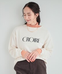 SHOO・LA・RUE（シューラルー）の「【S-LL/洗える】レイヤードも楽しめる プリントスウェット（スウェット・レディース）」