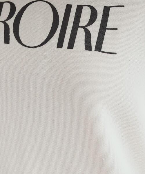 SHOO・LA・RUE（シューラルー）の「【S-LL/洗える】レイヤードも楽しめる プリントスウェット（スウェット・レディース・ダークグレー/ワイン系1/グレー系1/ブラック系2/ホワイト系3/オフホワイト/アイボリー系2/ブラウン系1・03/02/01/04）」の20枚目の写真