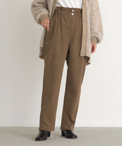 ストレッチコーデュロイテーパードパンツ』（その他パンツ）｜n